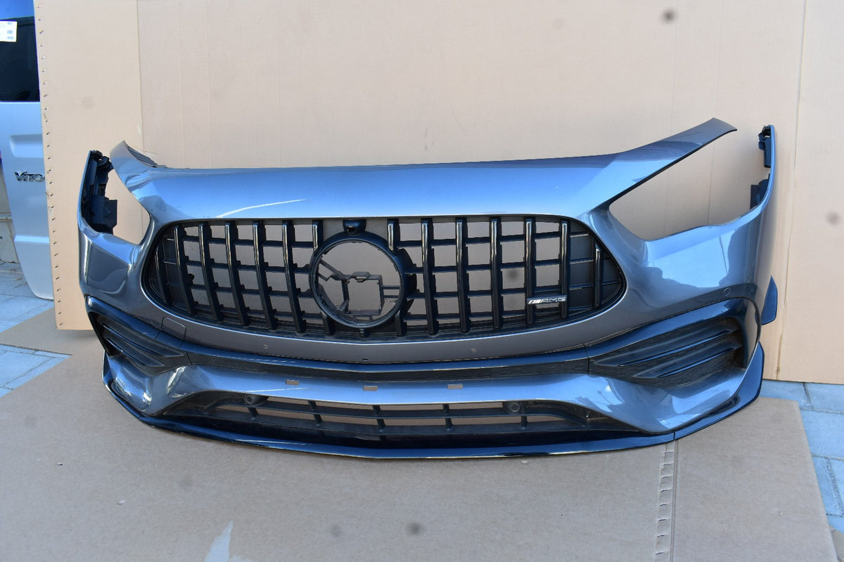 Original Mercedes H247 GLA AMG 45S Stoßstange vorne grau Panamerica Grill
