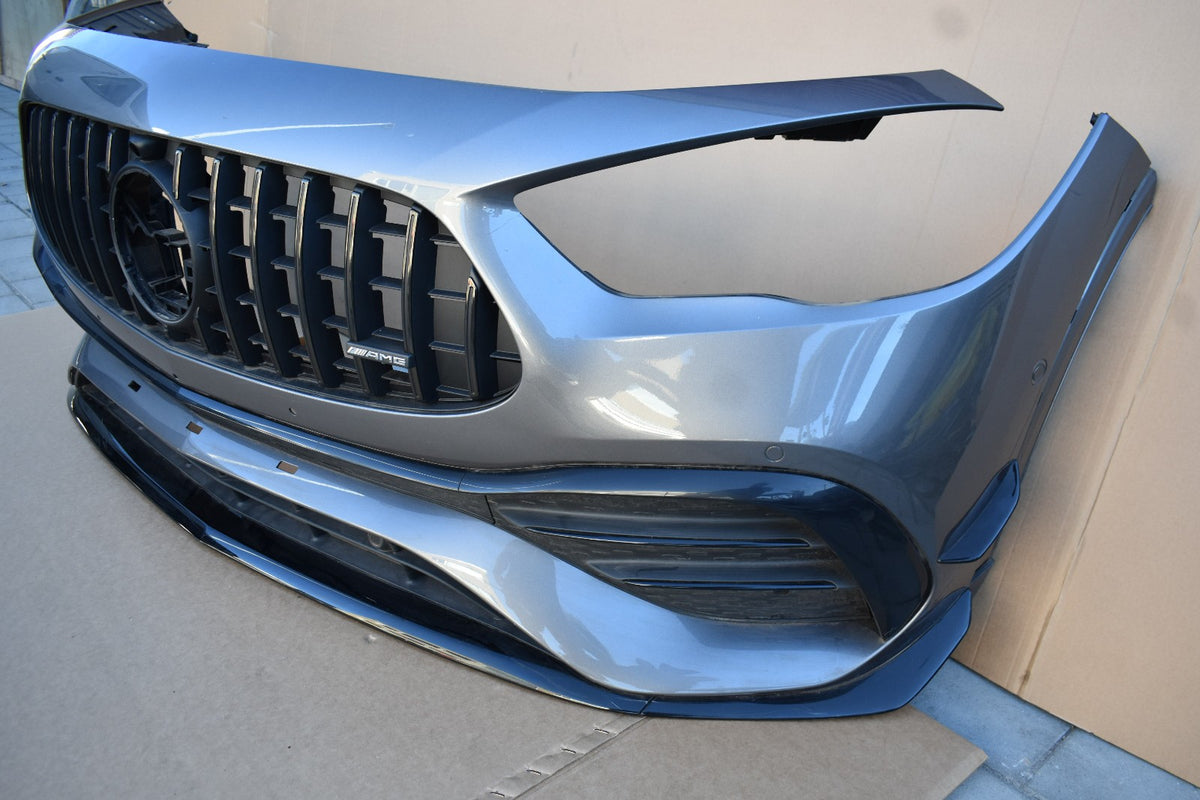 Original Mercedes H247 GLA AMG 45S Stoßstange vorne grau Panamerica Grill