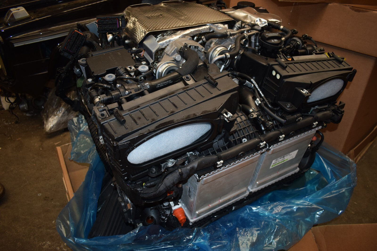 Mercedes w222 w217 Motor AMG 95km!!  S63 4.0L Biturbo 177.980 A1770101305