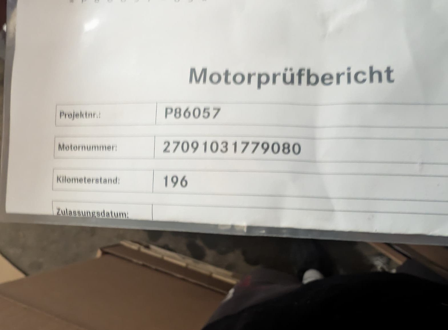 Mercedes Motor w246 B Klasse Motor M270910 A2700107004 196Km!! 160