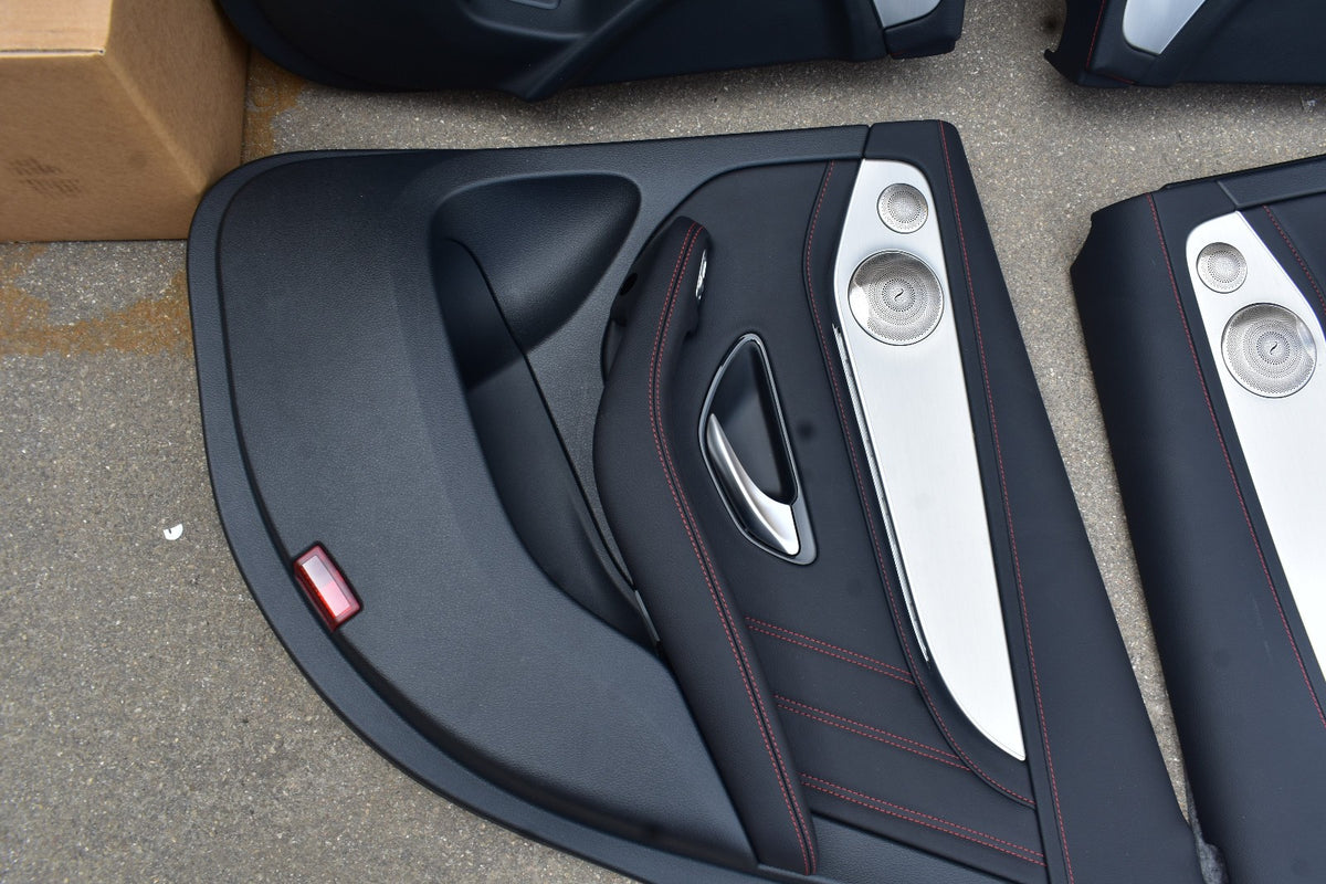 Original Mercedes W253 GLC Coupe Türverkleidung Satz Leder AMG Türpappe