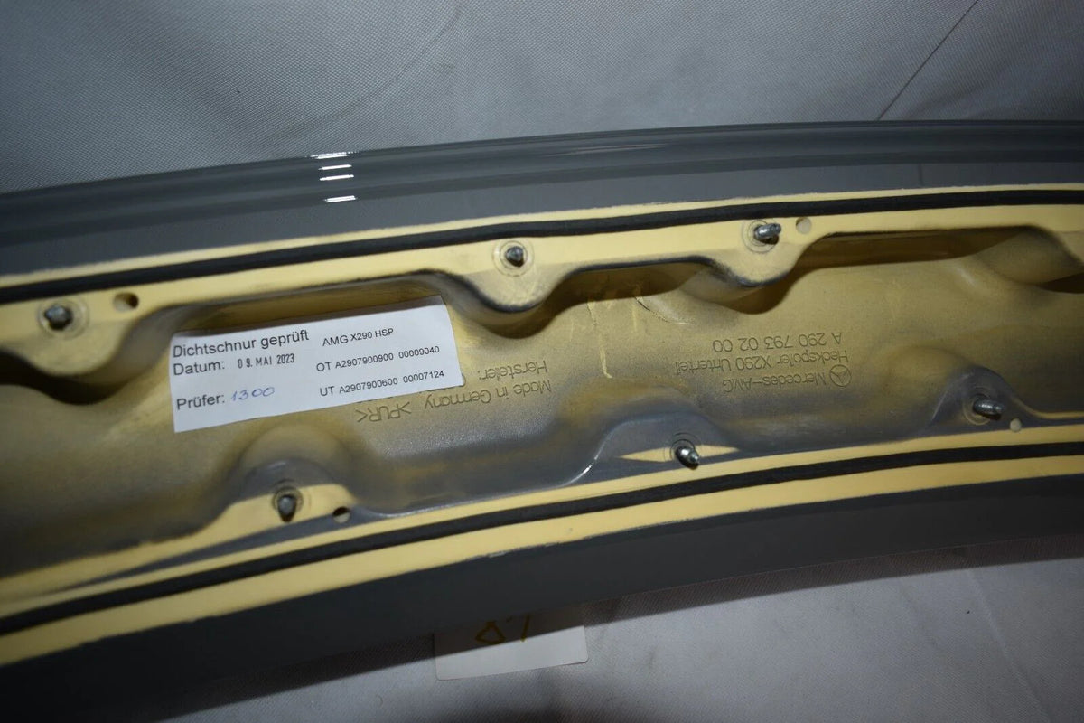 Original Mercedes AMG GT 290 X290 rear Spoiler Heck Heckspoiler Arabergrau