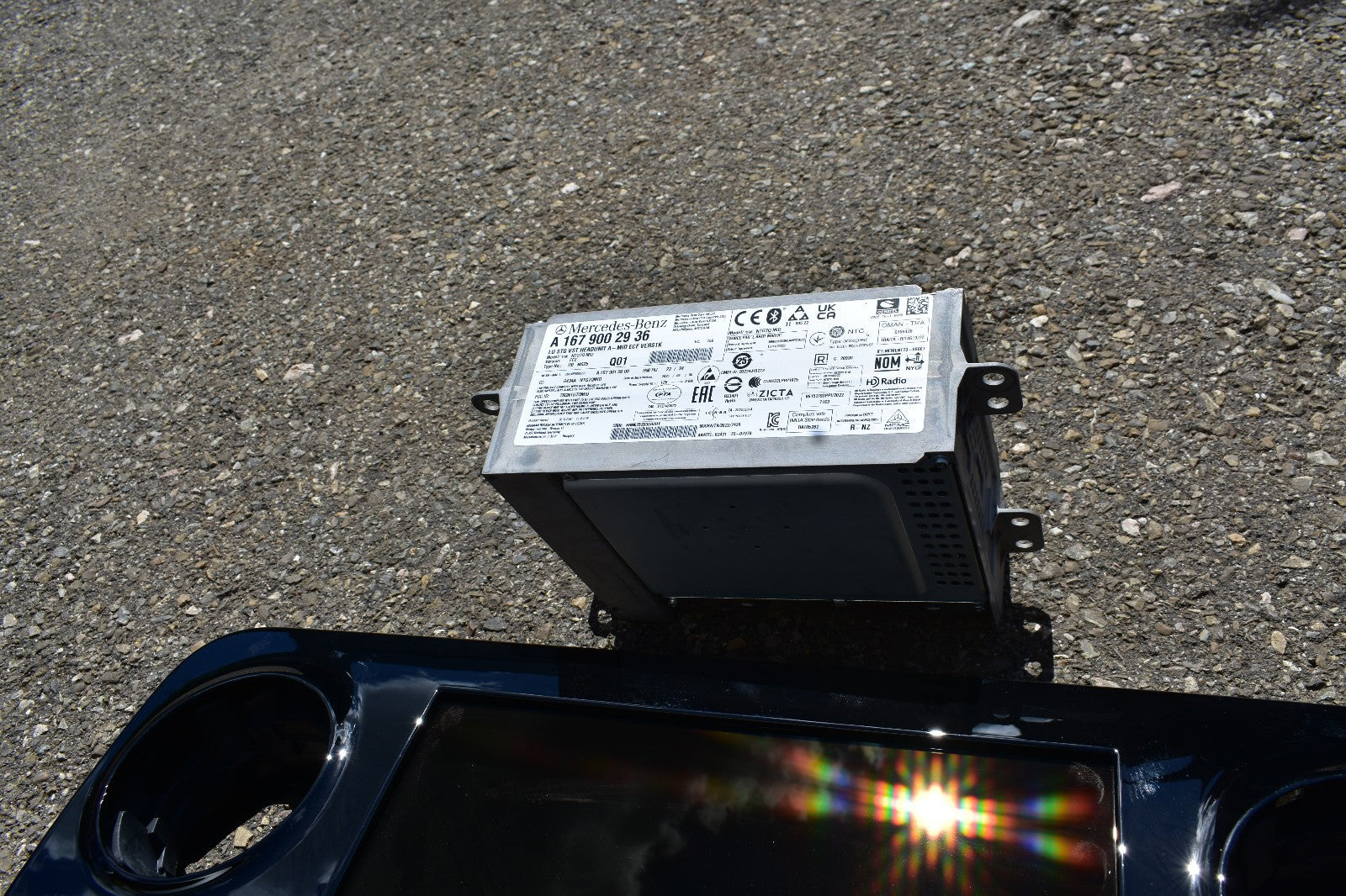 Original Mercedes Sprinter w907 Display Touch Headunit komplett Screen Comand
