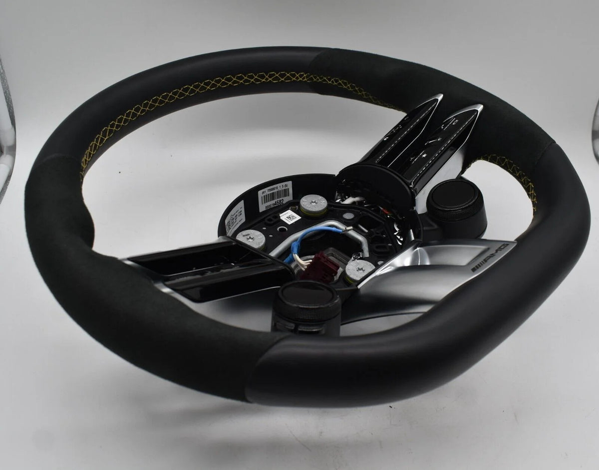 Original Mercedes AMG Performance Lenkrad w223 Leder Drive Unit Alcantara