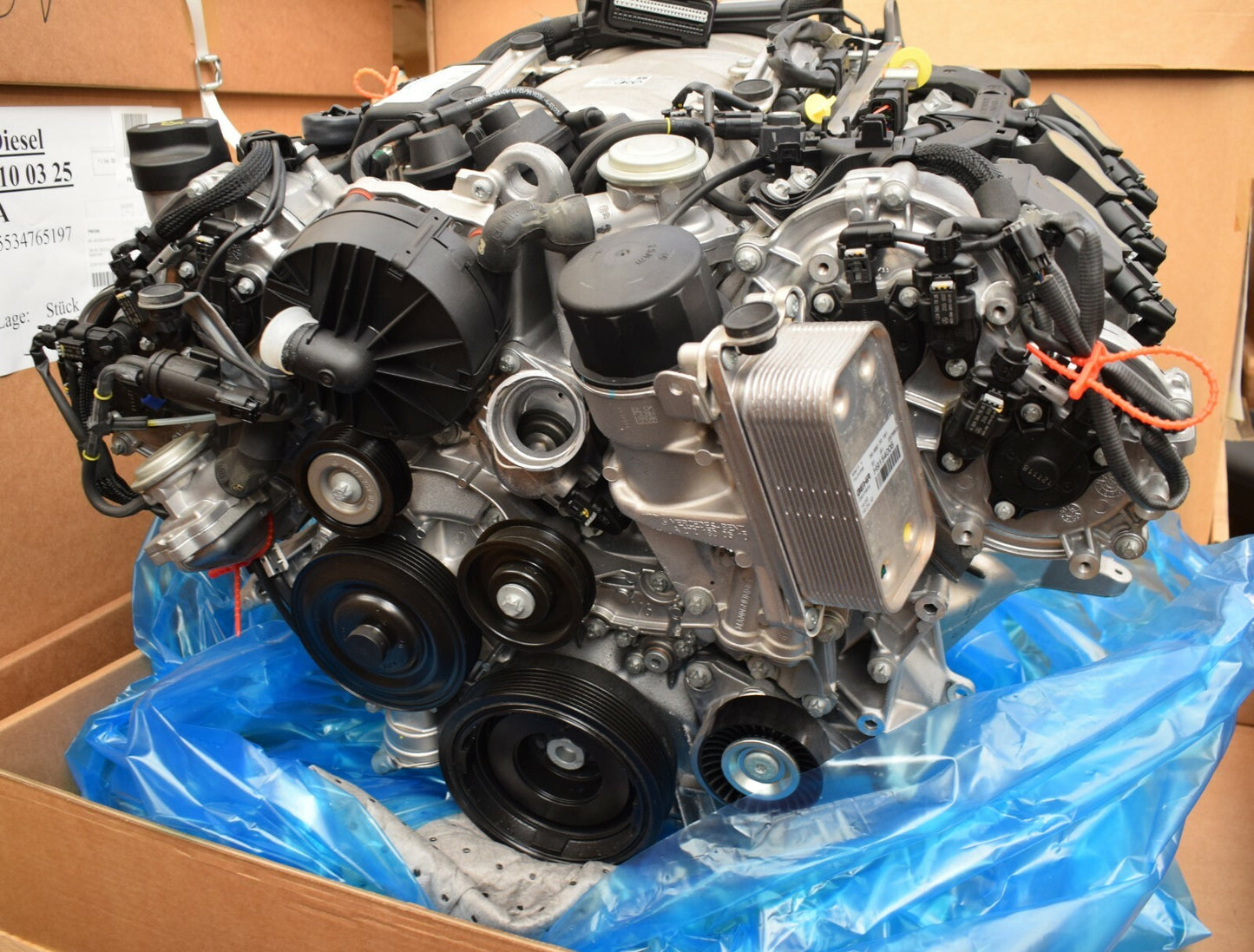 Original Mercedes Komplettmotor Motor GLK X204 3.5 V6 200kW 272PS 272.991 C 204