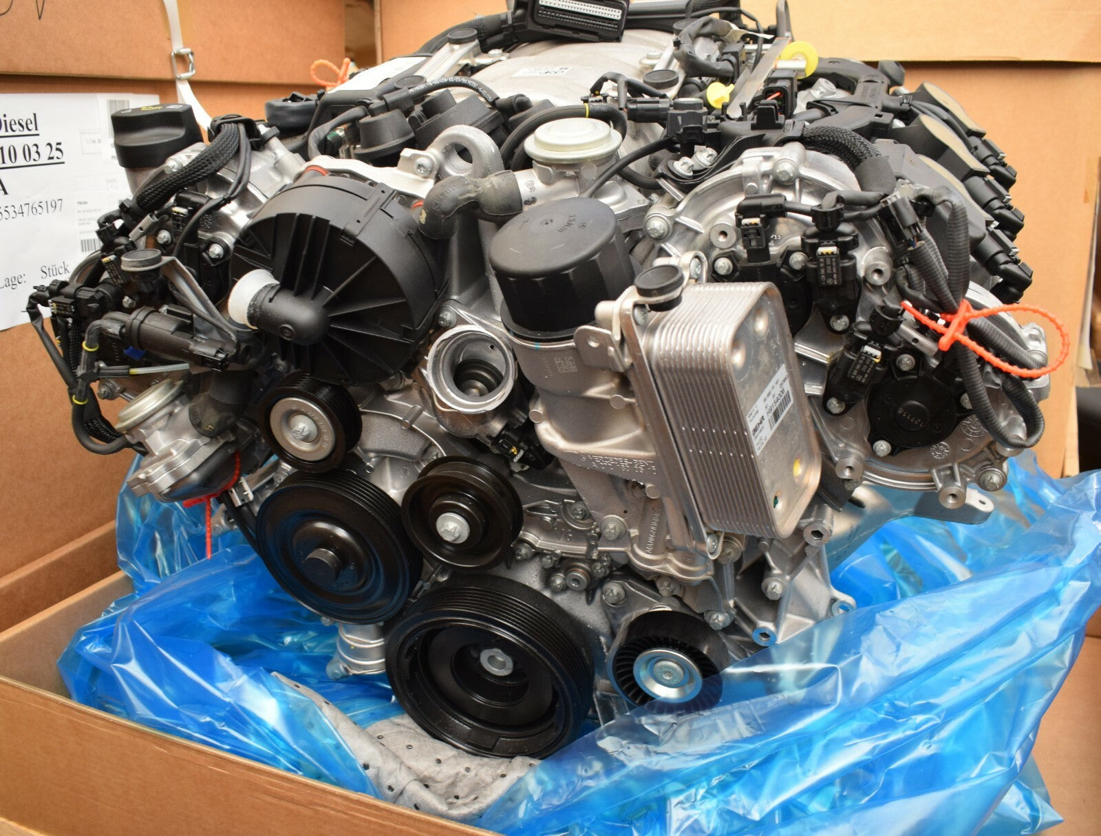 Original Mercedes Komplettmotor Motor GLK X204 3.5 V6 200kW 272PS 272.991 C 204