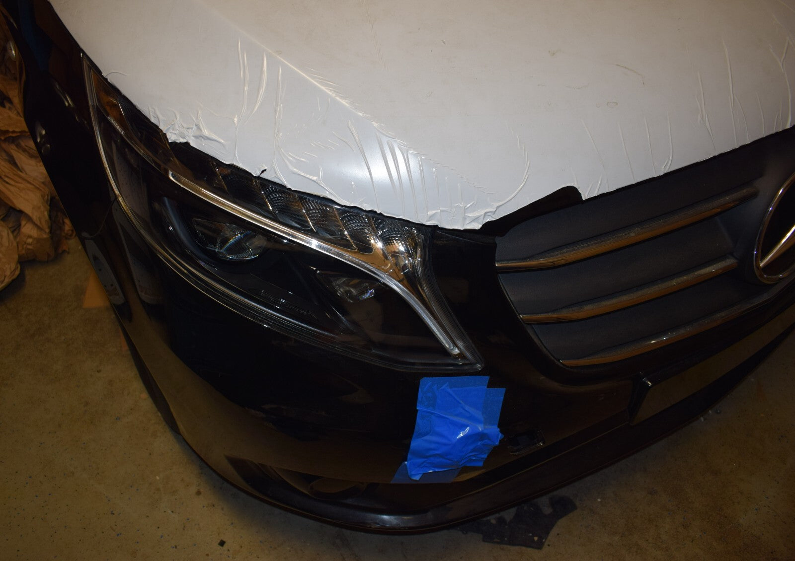 Original Mercedes Vito w447 Frontpaket Schweinwerfer Kotflügel Haube Grill