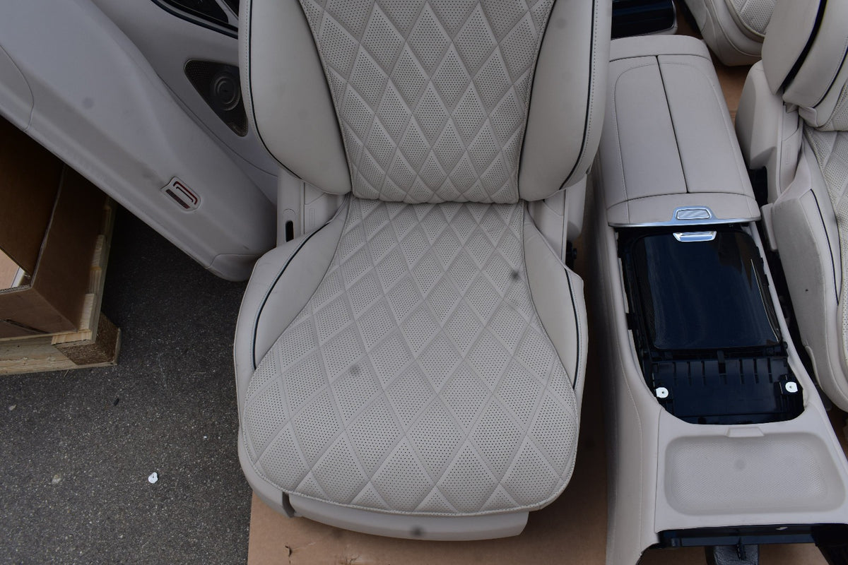 Mercedes w223 S Klasse Sitze Ledersitze Einzelsitze innenausstattung Manufactur