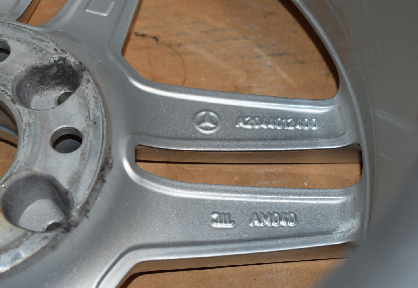 1x Original Mercedes w204 C Klasse Alufelge 17 Zoll a2044012400 8,5Jx17 Et58
