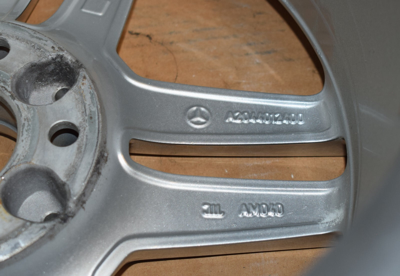 1x Original Mercedes w204 C Klasse Alufelge 17 Zoll a2044012400 8,5Jx17 Et58