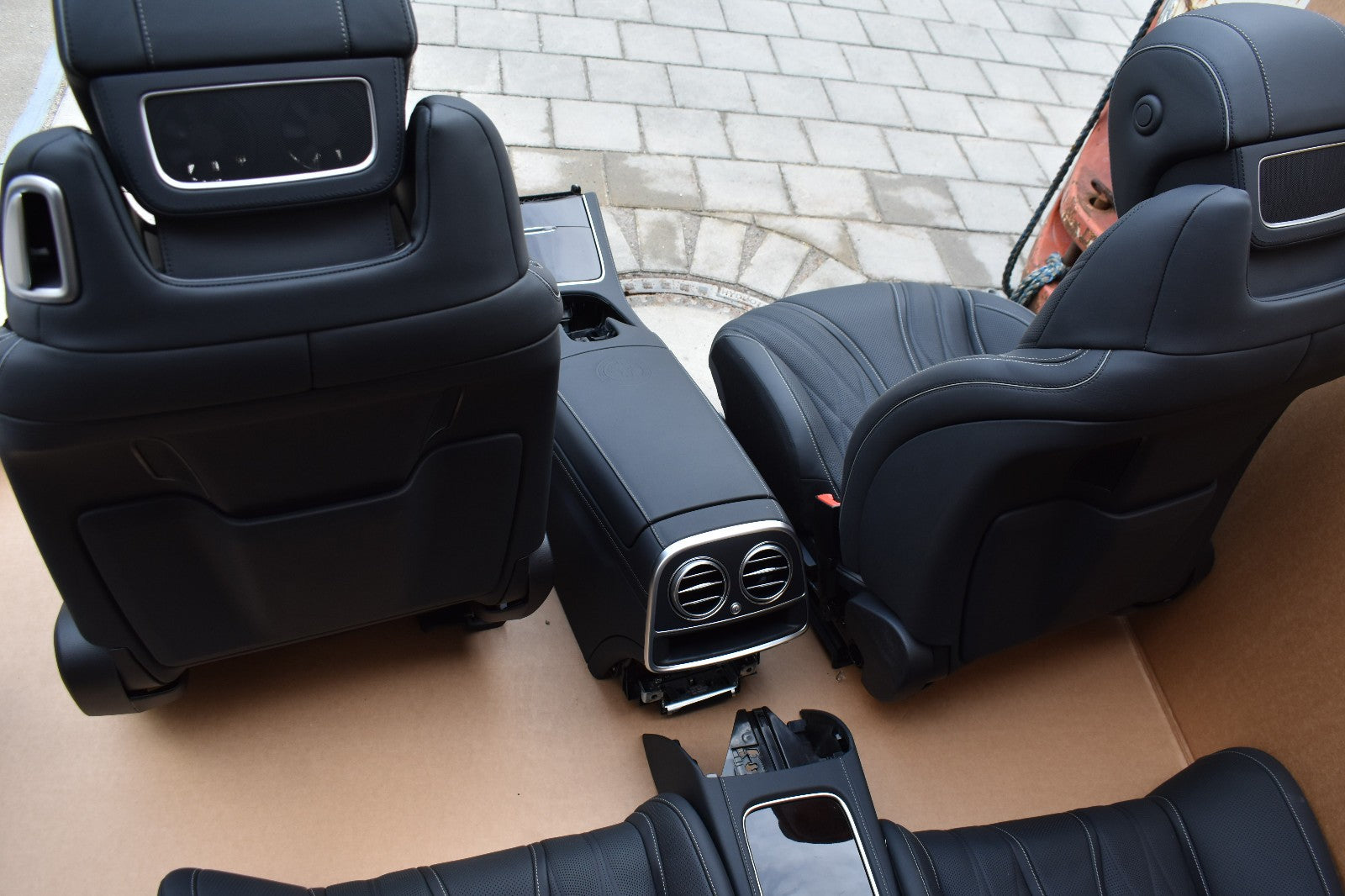 Mercedes S63 AMG Coupe S Klasse Cabrio Sitze vorne hinten Innenausstattung C217