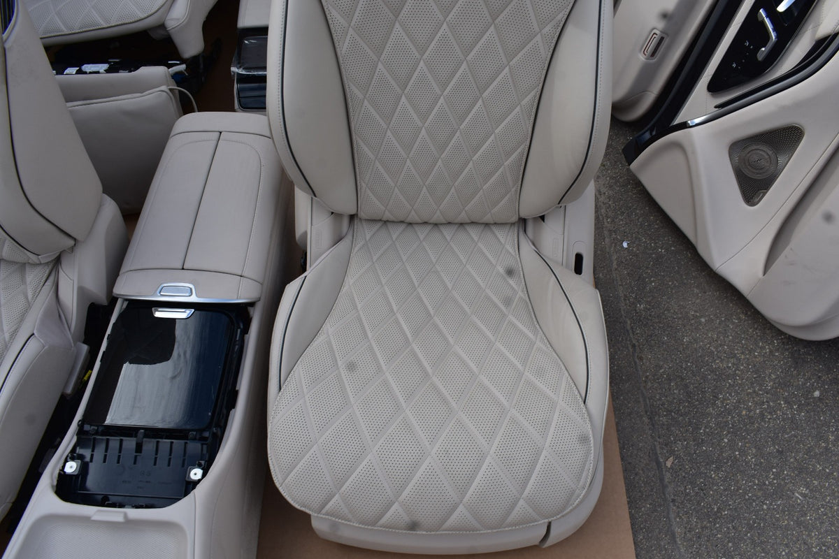 Mercedes w223 S Klasse Sitze Ledersitze Einzelsitze innenausstattung Manufactur