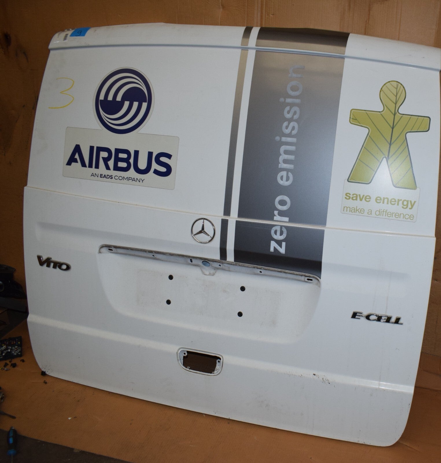 Mercedes vito mixto w639 w 639 Heckklappe Hecktür a 6397400401 arktikweiss