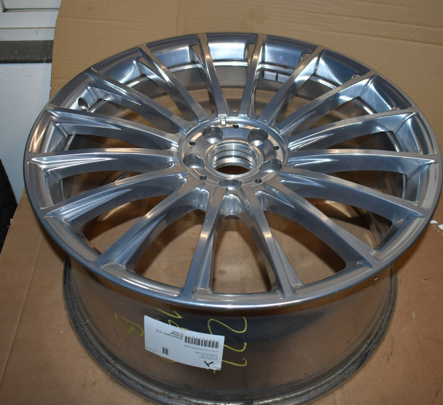 1x Original Mercedes Maybach w222 w217 S Alufelge a2224014500 9,5jx20 H2 ET38