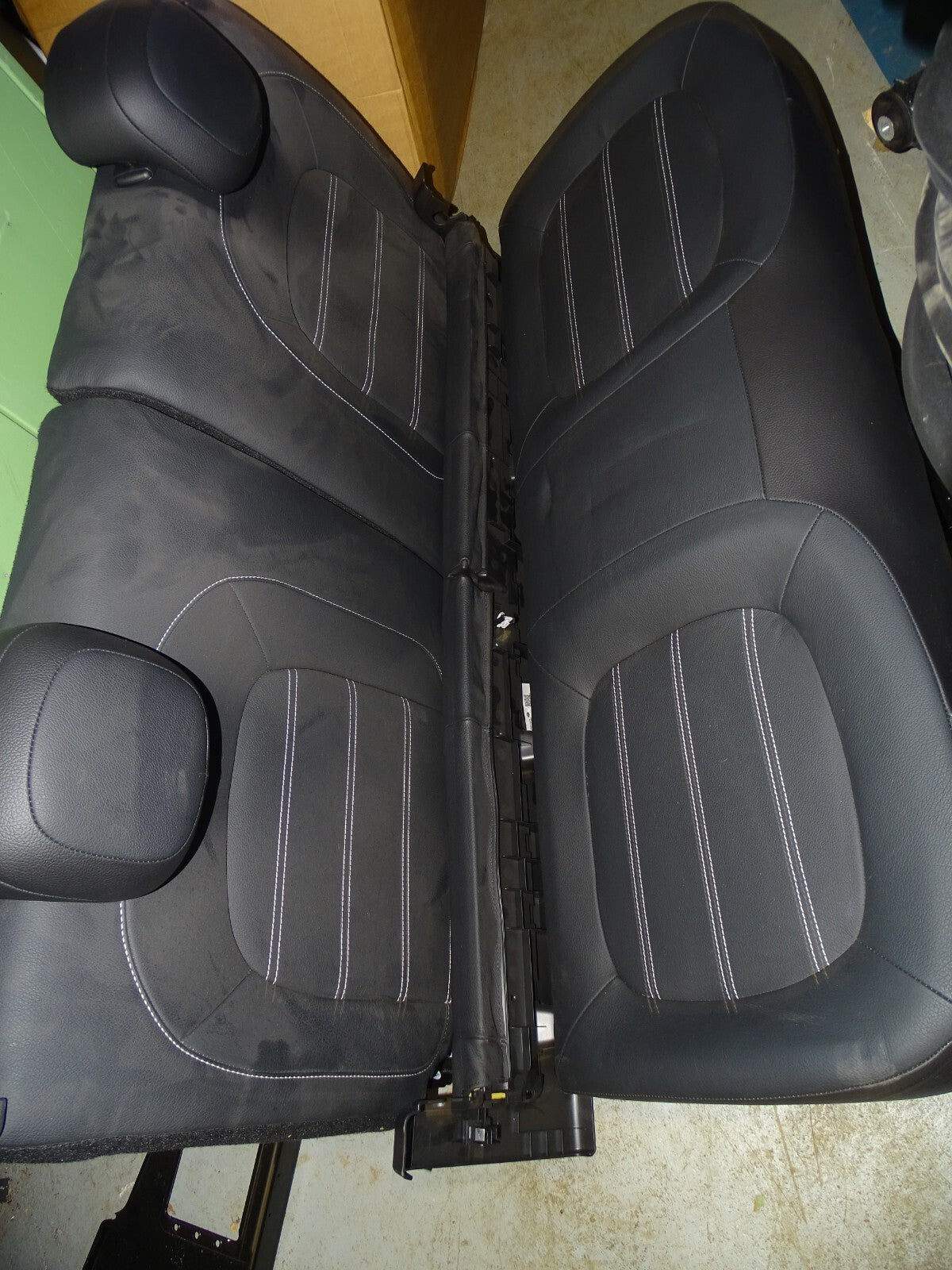 smart 453 w453 leder hintere sitze Forfour rücksitzbank