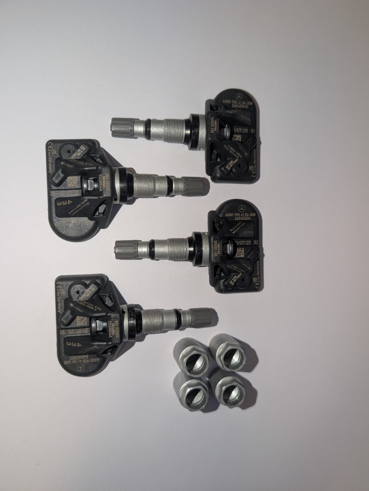 4x Original Mercedes RDK Reifendrucksensor A0009054104 NEU 2025 Bj W177 A Klasse
