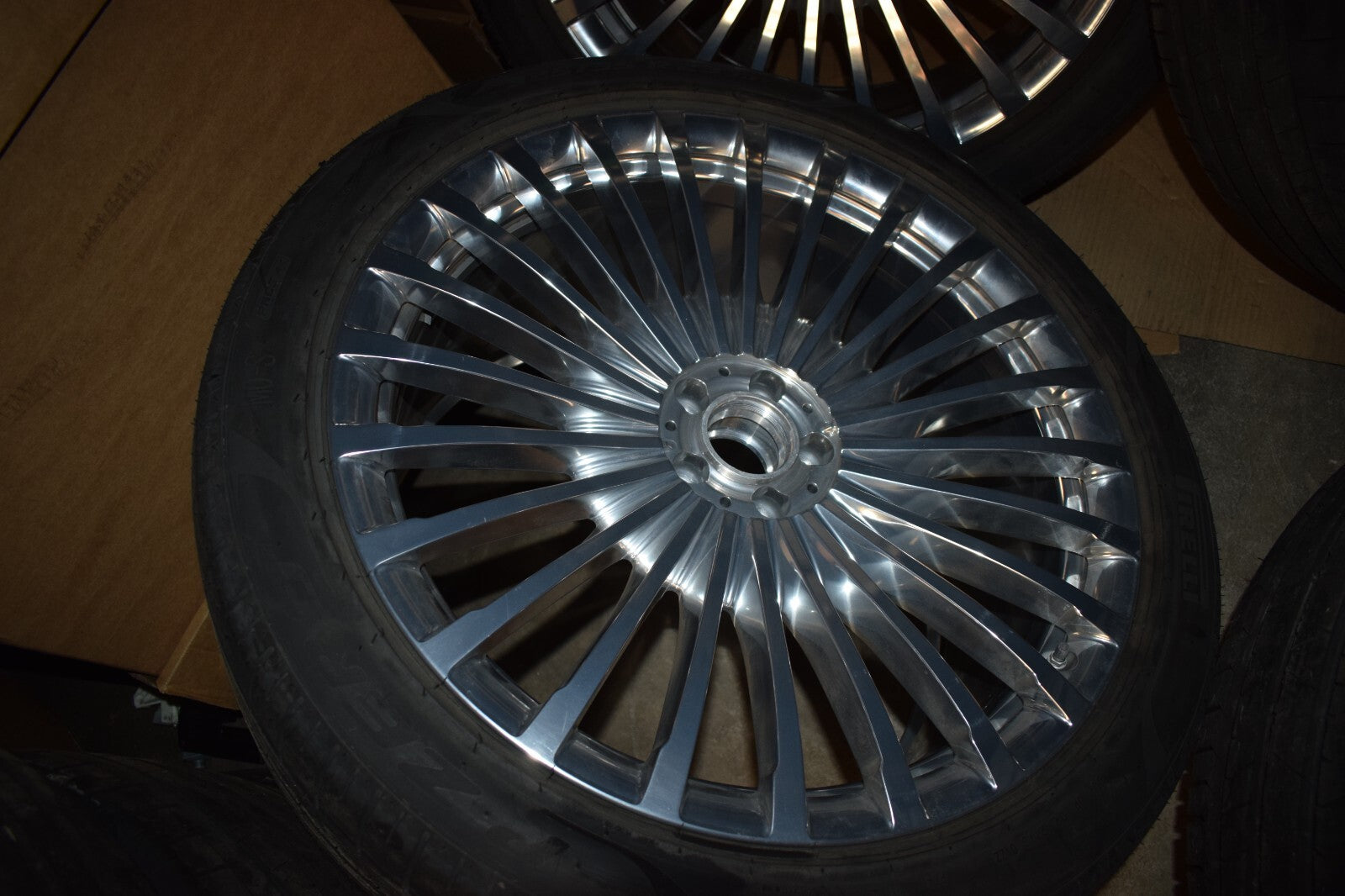 Original Mercedes MAYBACH X167 GLS Komplettradsatz Räder Felgen 22" chrom