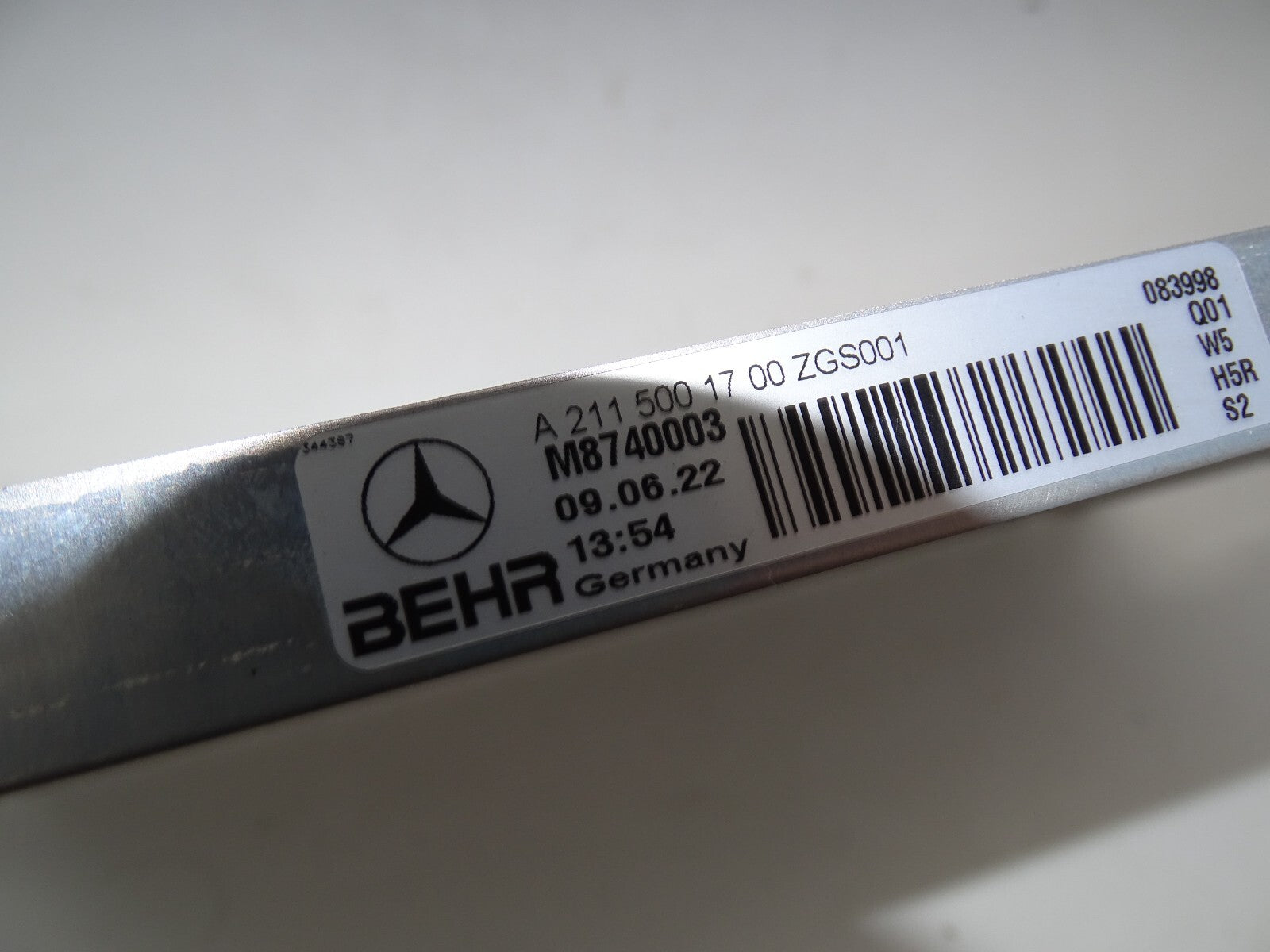 Original Mercedes Ölkühler Thermostat sprinter a0005010765 a2115001700 w164 w209