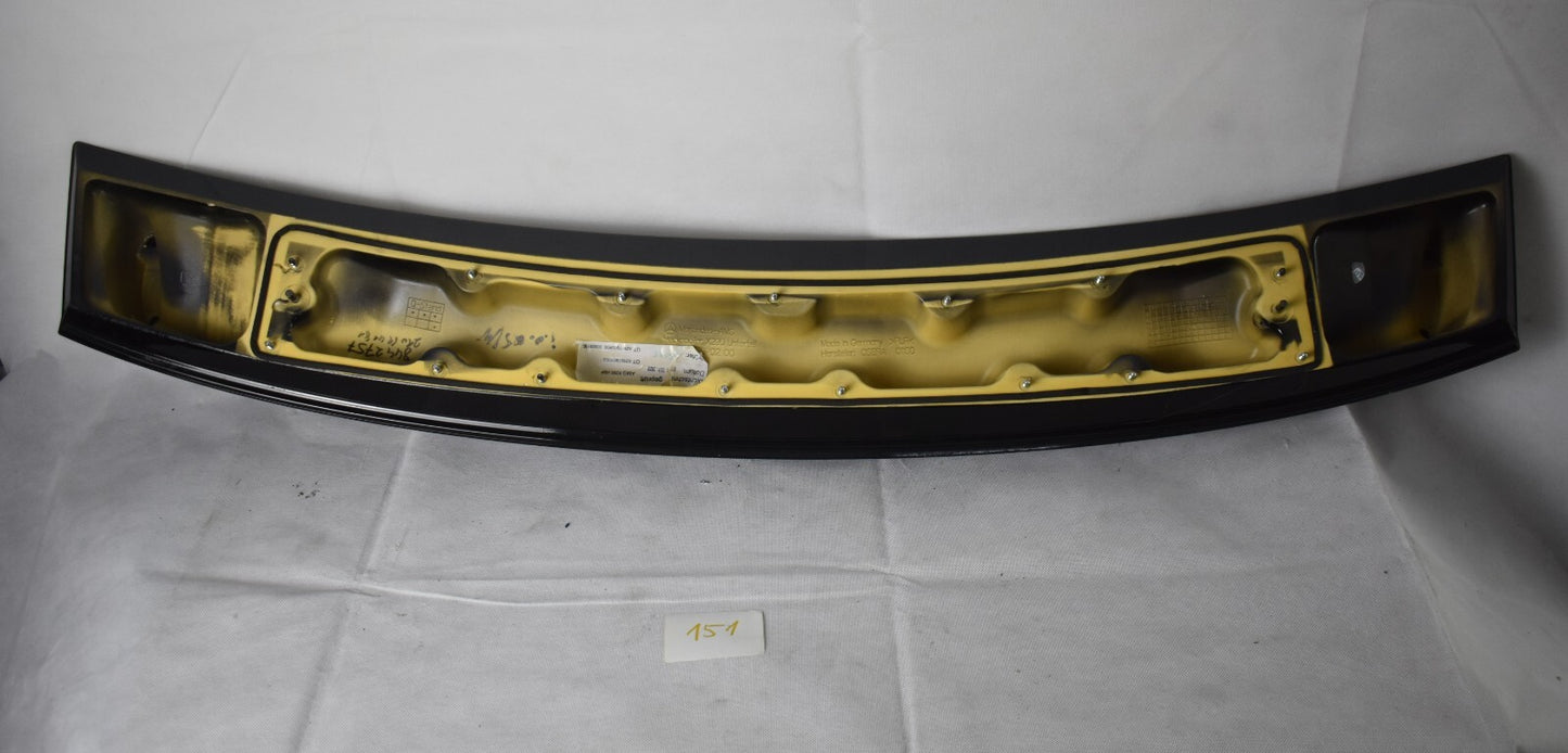 Original Mercedes AMG GT 290 X290 rear Spoiler Unterteil Obsidianschwarz
