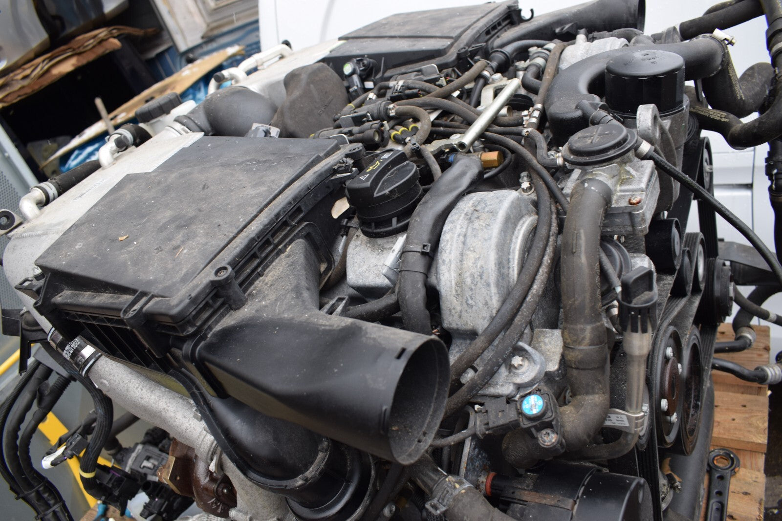 Mercedes w222 w217 S Klasse Motor V12 M277980 M277 A2770100000 2014