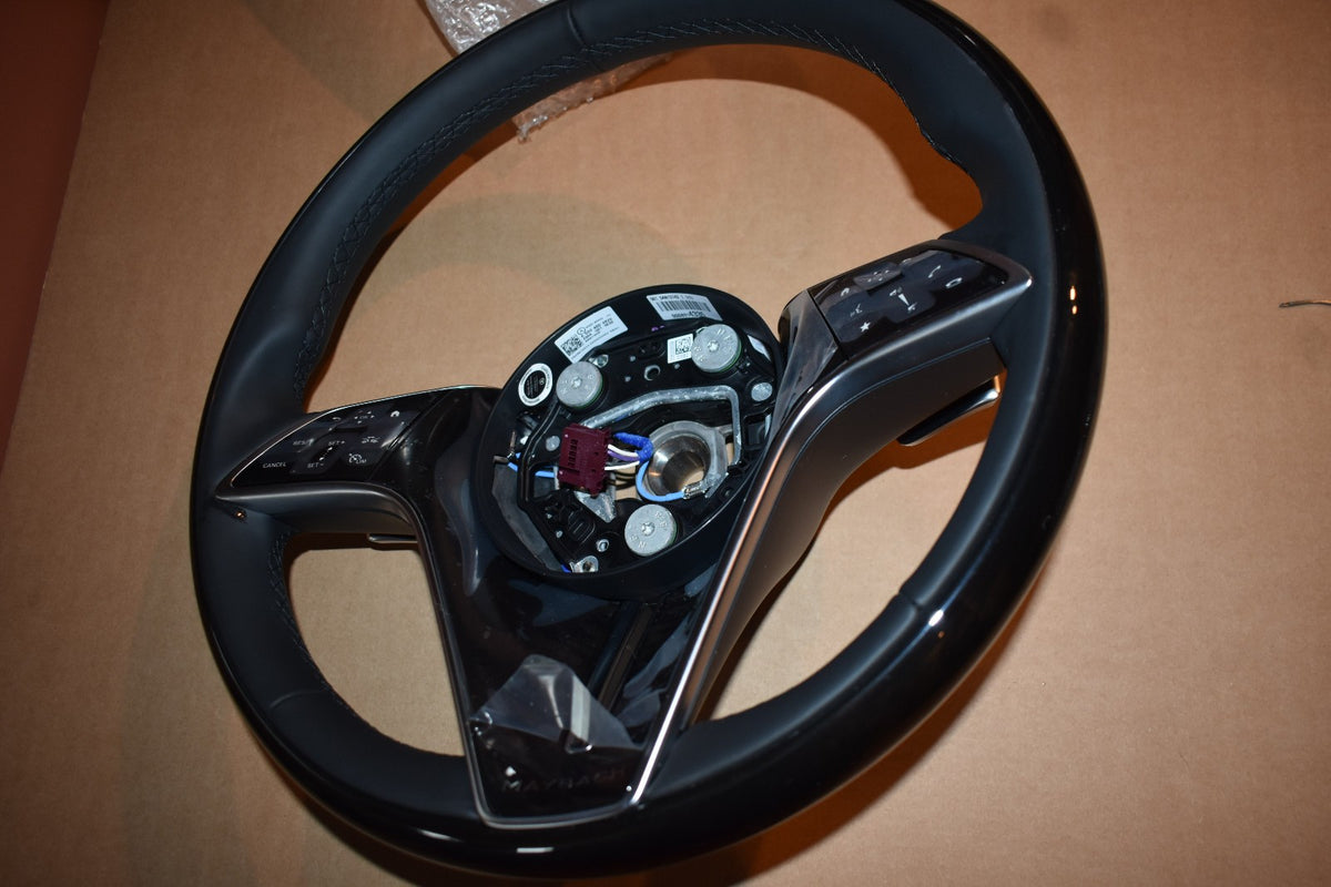 Original Mercedes Holz Lenkrad Holzlenkrad w223 S Klasse Maybach Schiefer