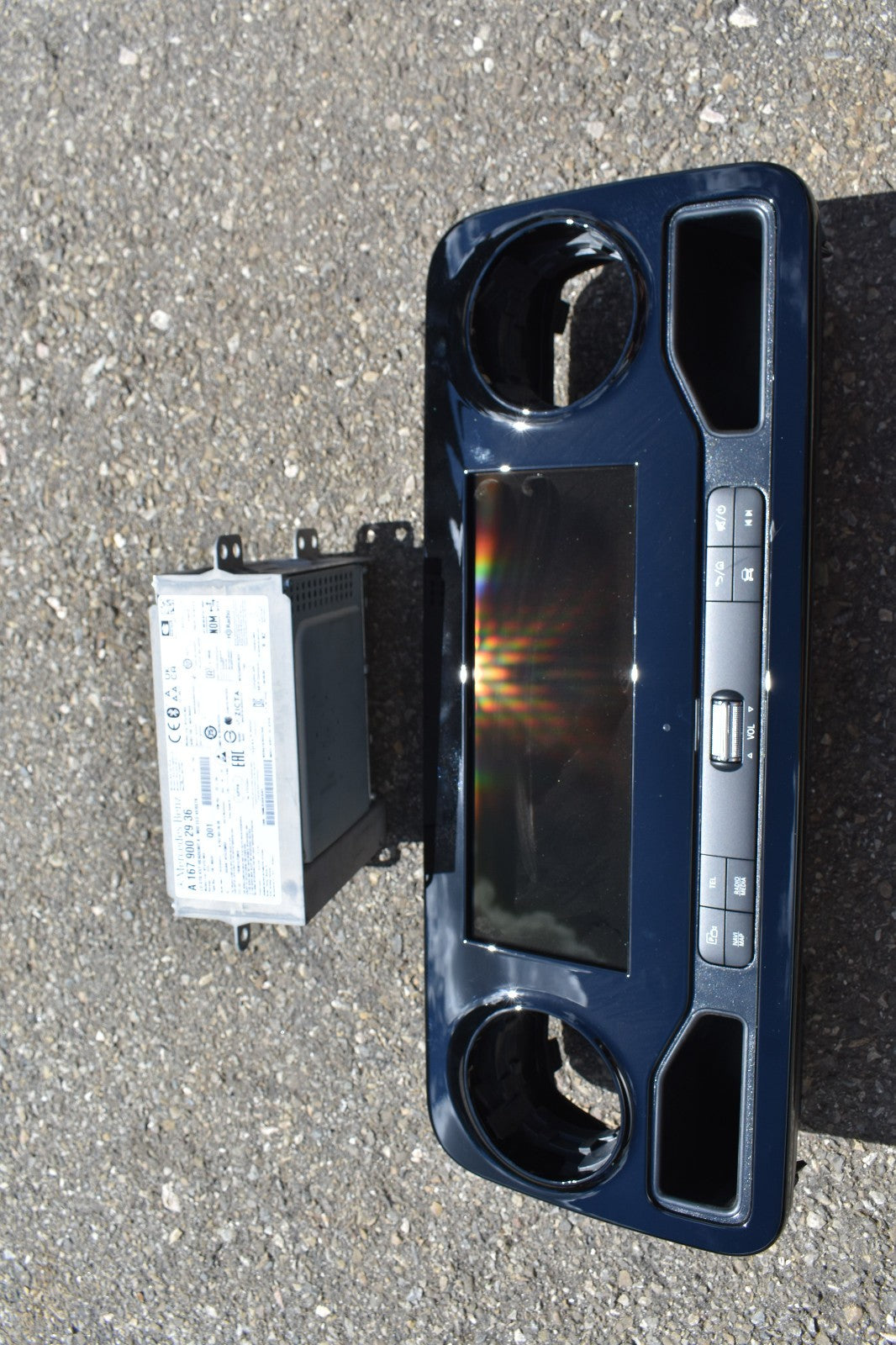 Original Mercedes Sprinter w907 Display Touch Headunit komplett Screen Comand