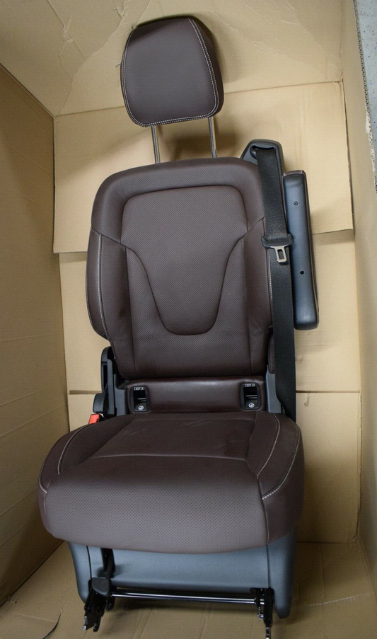 Original Mercedes w447 Vito V Klasse Einzelsitz Leder Maron Sitz Fond