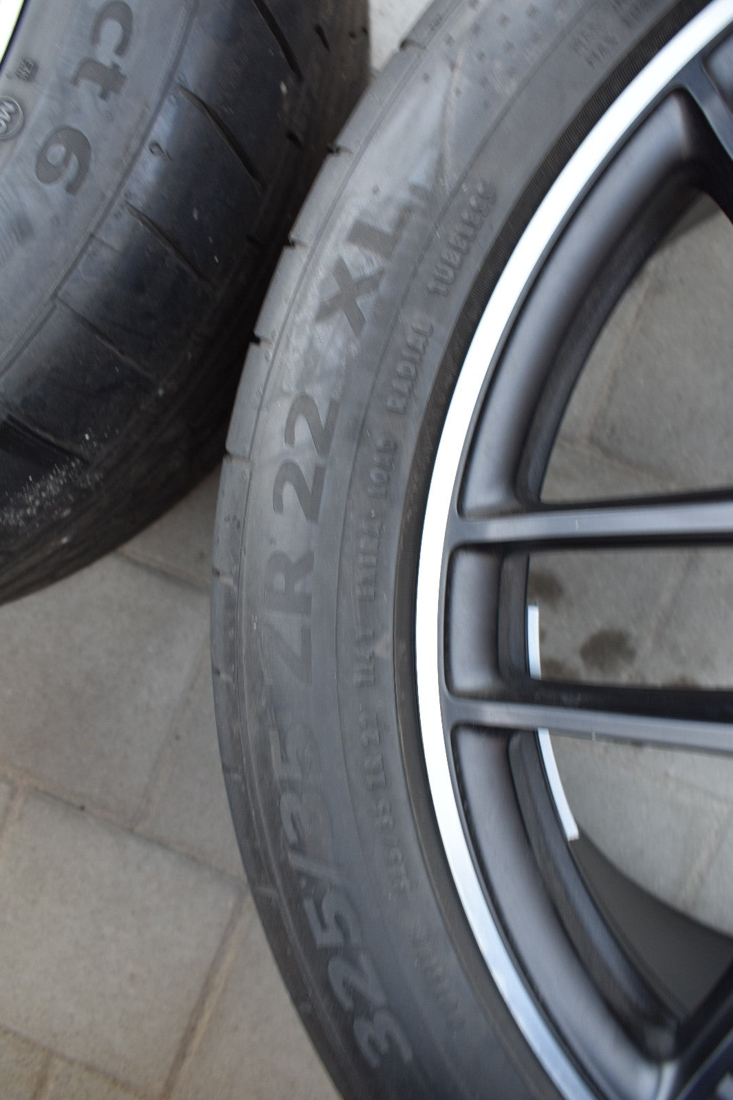 Original Mercedes w167 GLS X167 AMG Räder Sommer Kreuzspeichen schwarz Matt 22