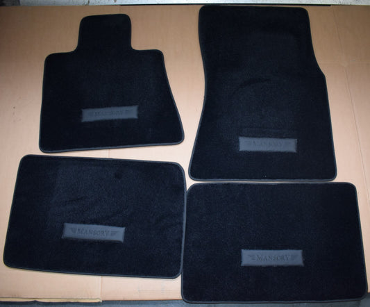 Rolls Royce RR31 Cullinan MANSORY Fußmatten Floor mats schwarz Velour