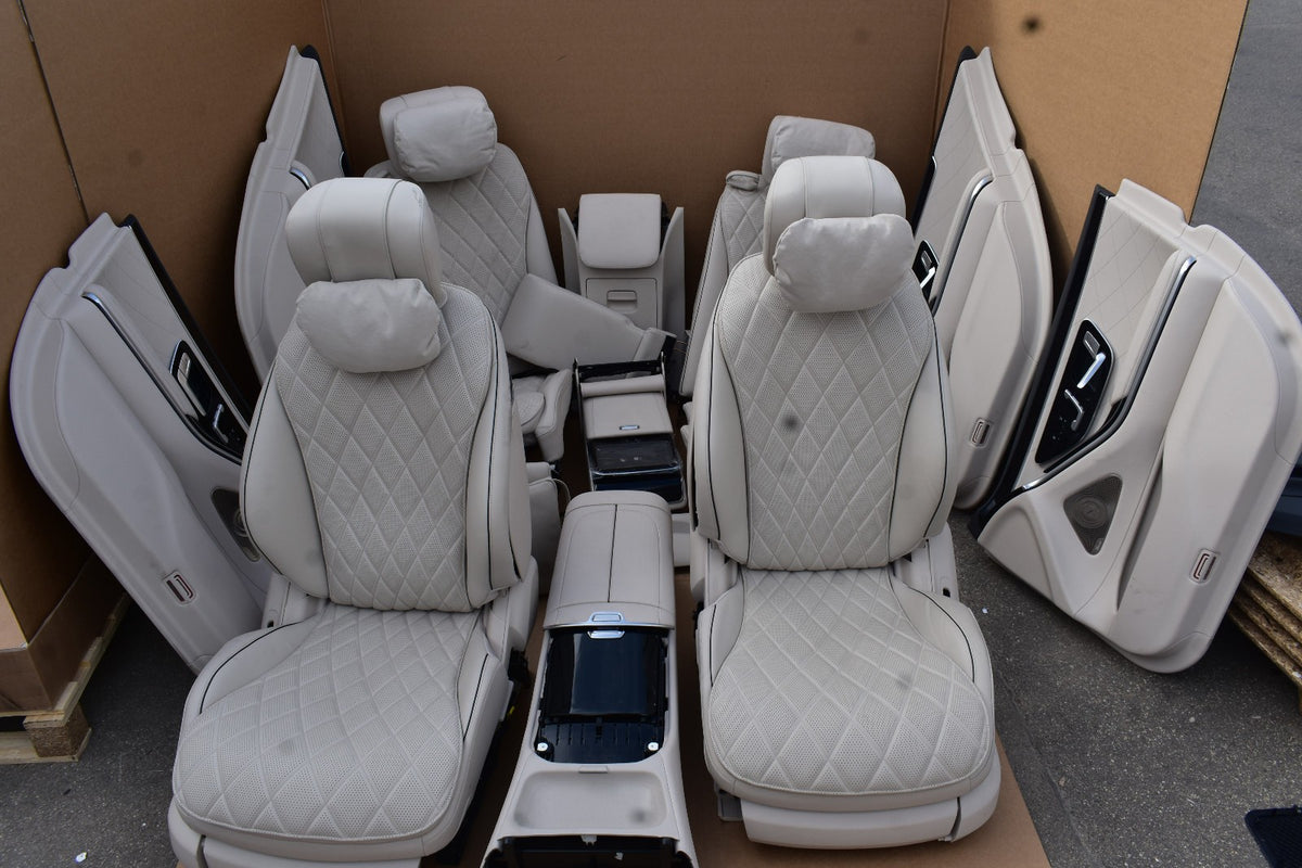 Mercedes w223 S Klasse Sitze Ledersitze Einzelsitze innenausstattung Manufactur