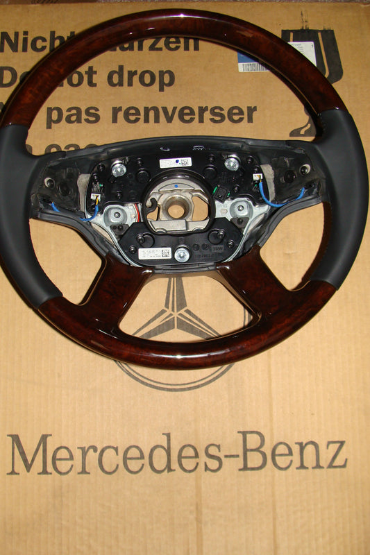 1 Mercedes Holzlenkrad w216 CL S klasse w221 steering wheel AMG a 2214603103 NEU