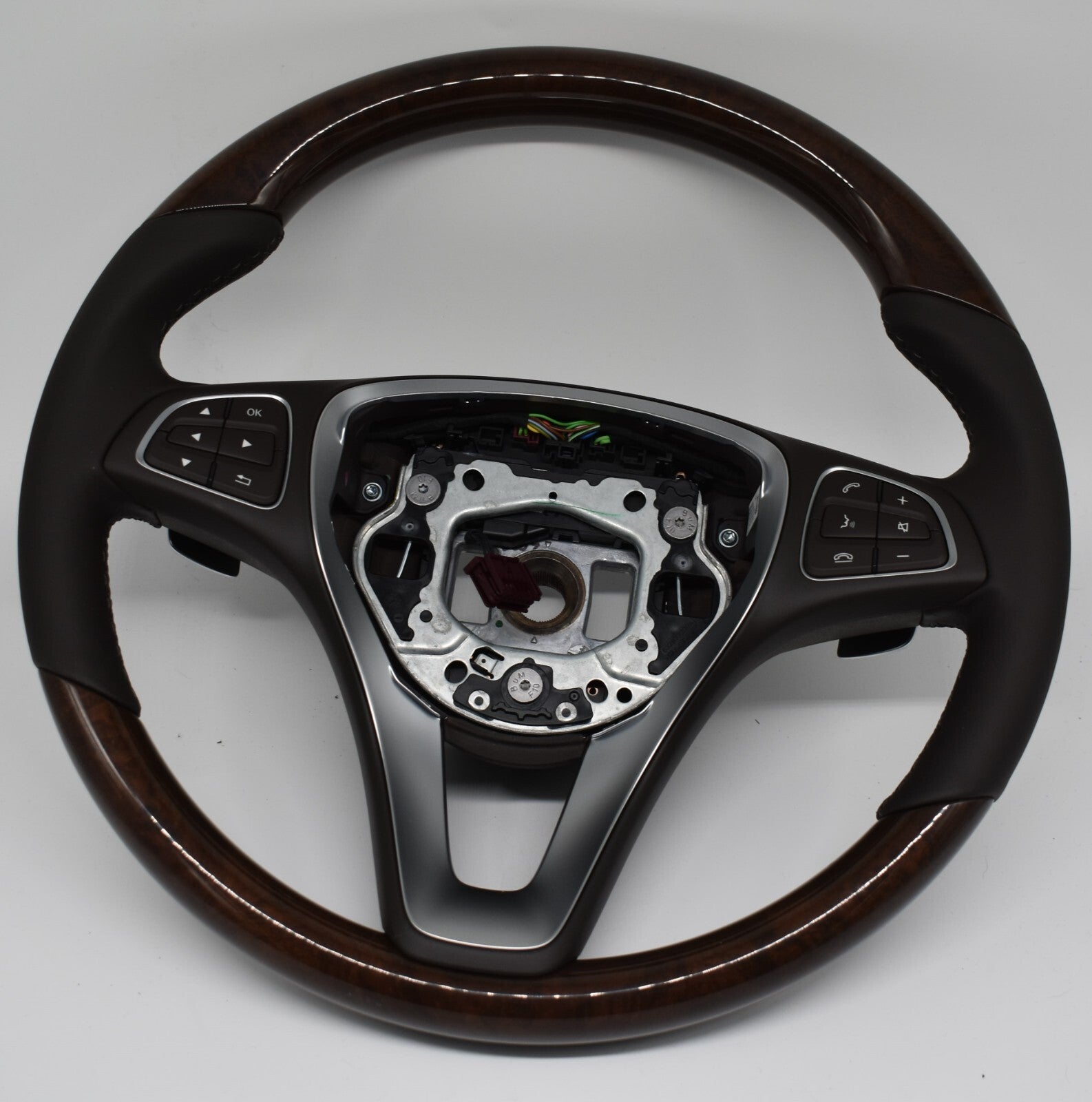 Original Mercedes Holzlenkrad V Klasse Lederlenkrad w447 a0024603303 braun
