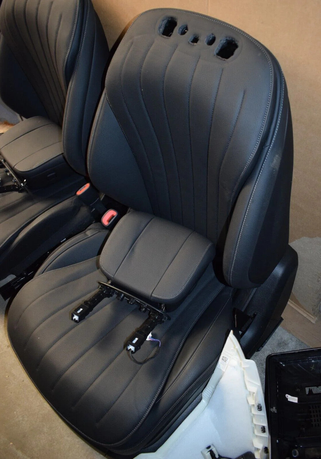 Mercedes w223 S klasse Sitze vorne schwarz Innenausstattung 223