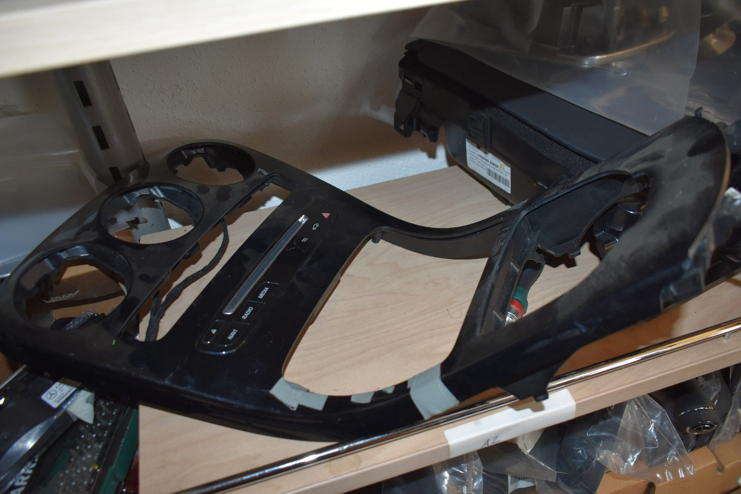 Original Mercedes W205 C Klasse Holz Mittelkonsole schwarz
