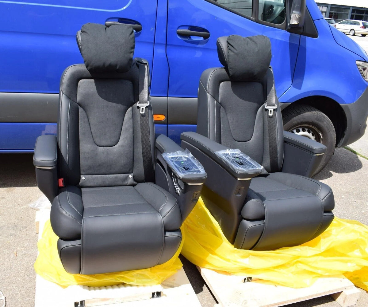 2x Original Mercedes Luxussitze w447 V Klasse Nappa Leder Luxury Seats