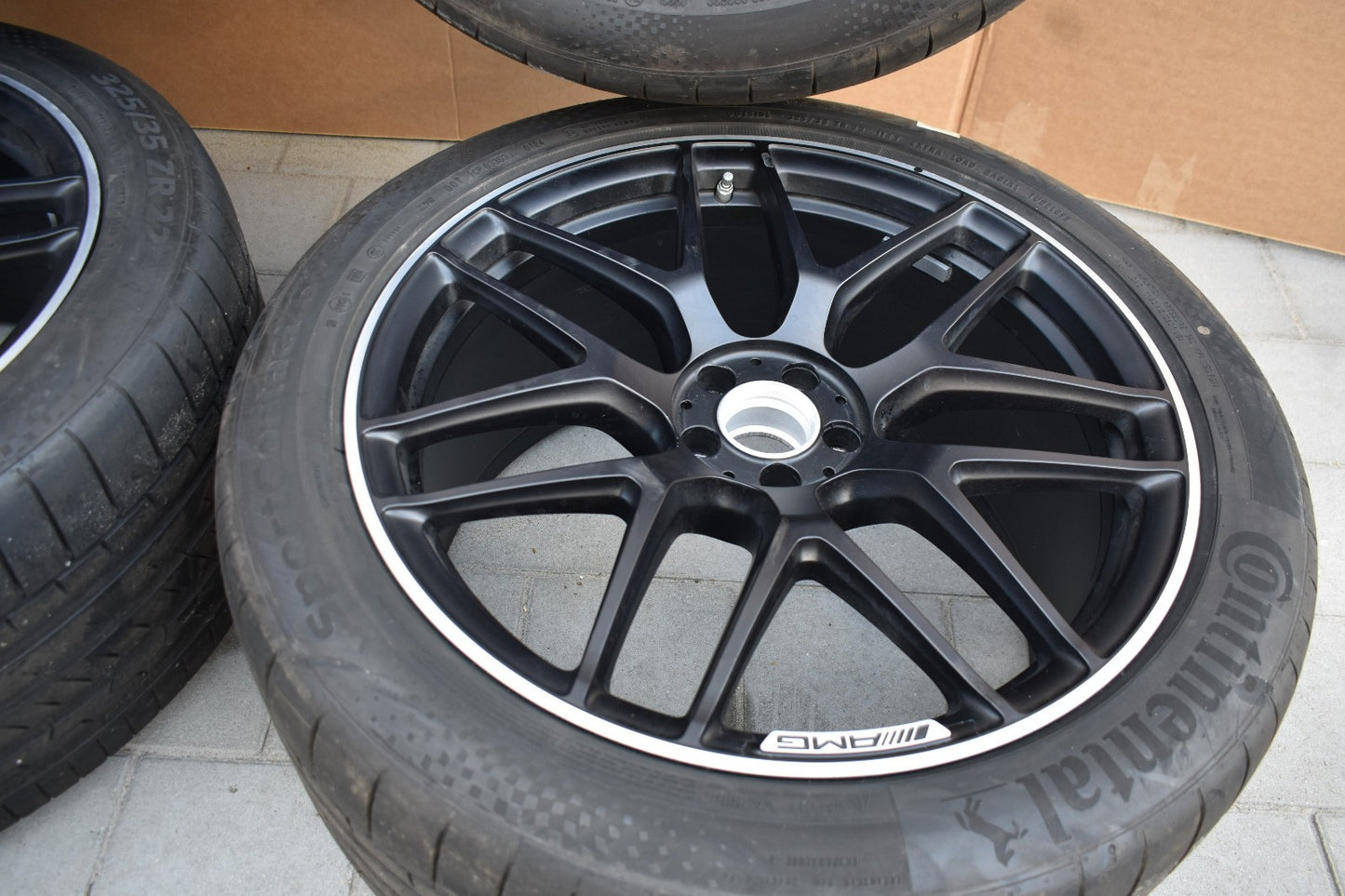 Original Mercedes w167 GLS X167 AMG Räder Sommer Kreuzspeichen schwarz Matt 22