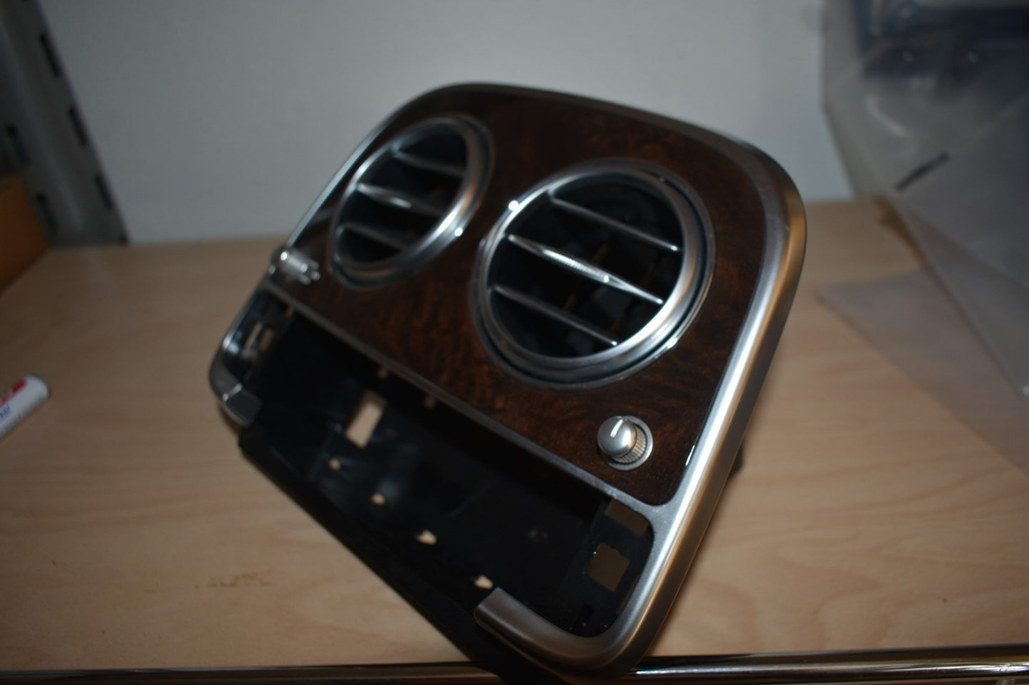 Original Mercedes w222 S Klasse Holz Abdeckung Mittelkonsole Wurzelnuss