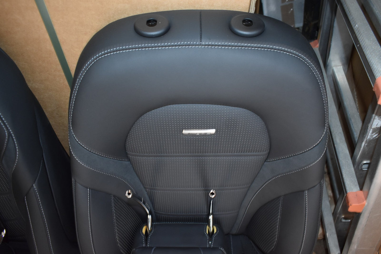 Original Mercedes w205 C Klasse Sitze Innenausstattung AMG Ledersitze Limo