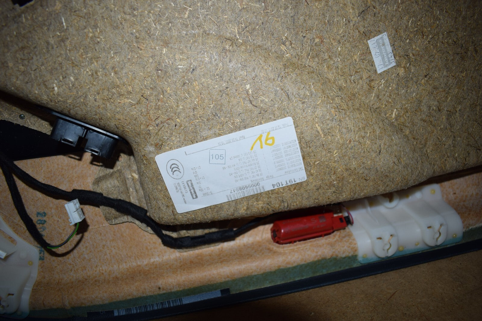 Original Mercedes S Klasse w222 Türverkleidung Türpappe vorne links