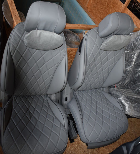 Mercedes w223 S klasse Sitze vorne Ledersitz 223 Sitz Leder Grau