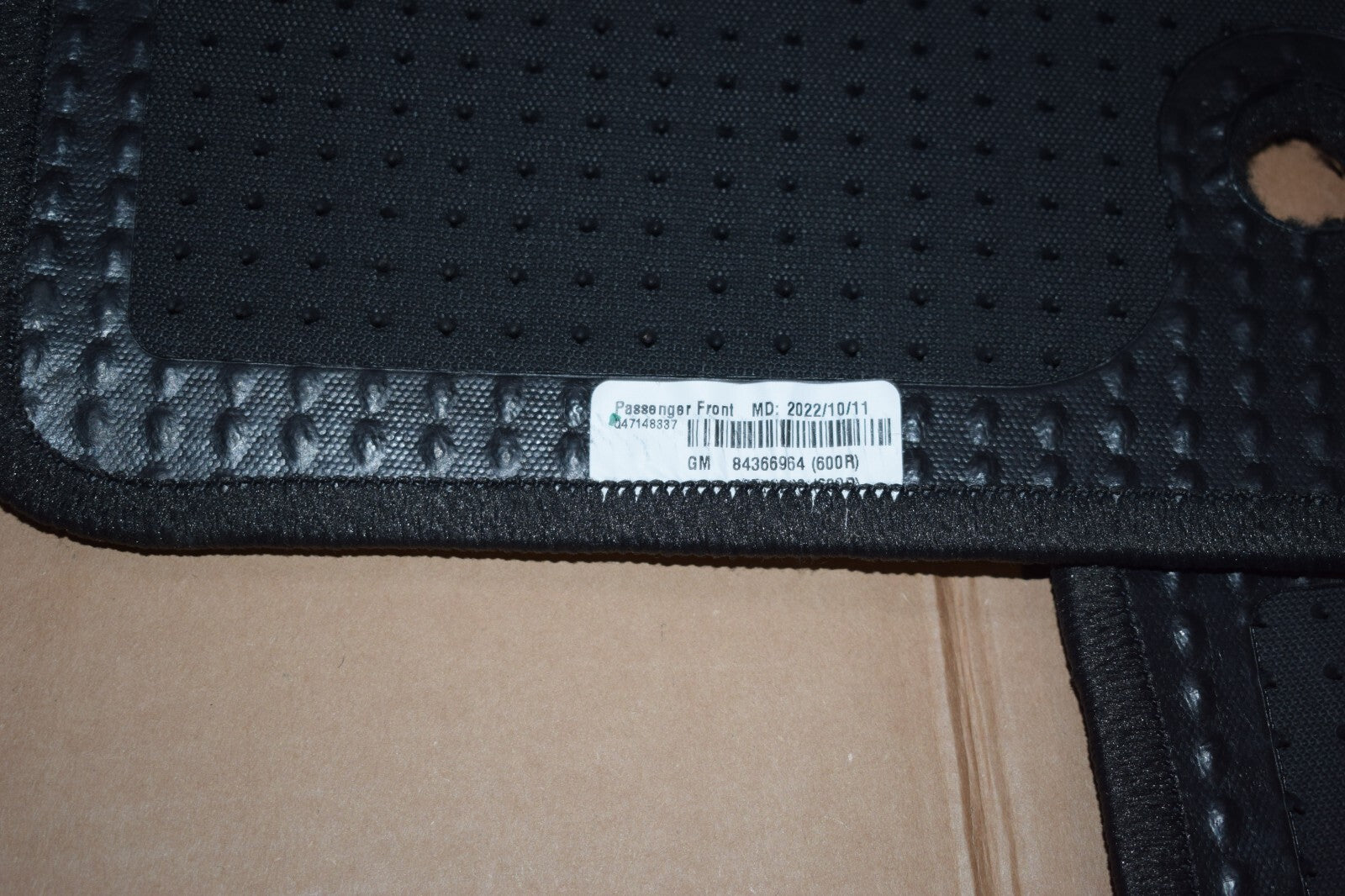Original Velour Cadillac XT4 Fußmatten schwarz Teppich