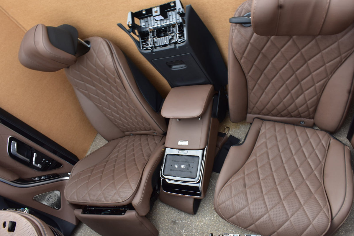 Mercedes w223 S Klasse Sitze Ledersitze Einzelsitze innenausstattung Manufactur
