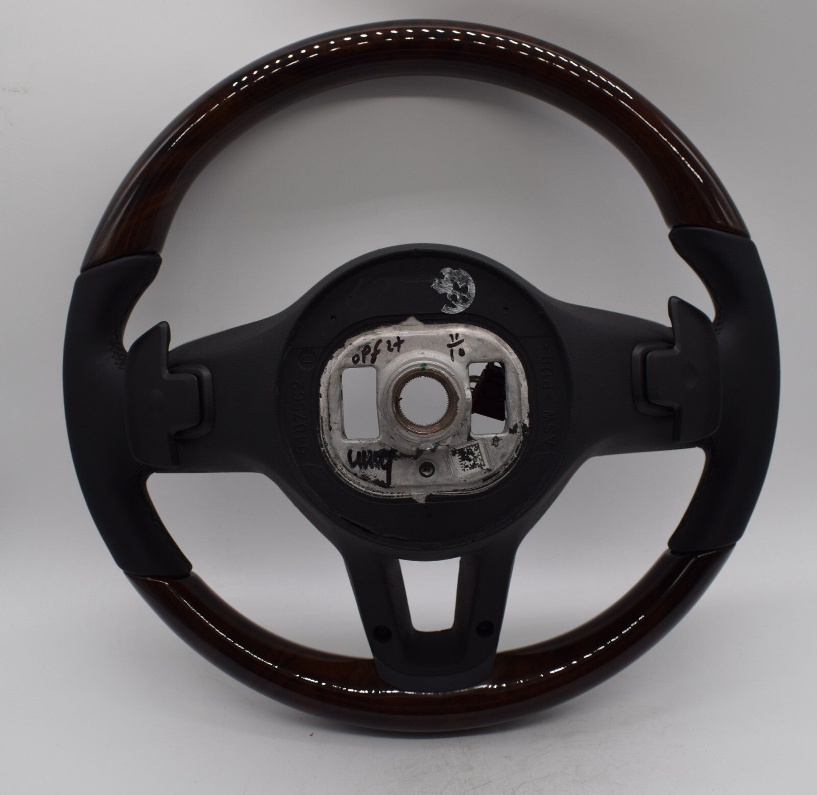 Original Mercedes Holzlenkrad Lenkrad w213 Leder E Klasse schwarz a0004607902