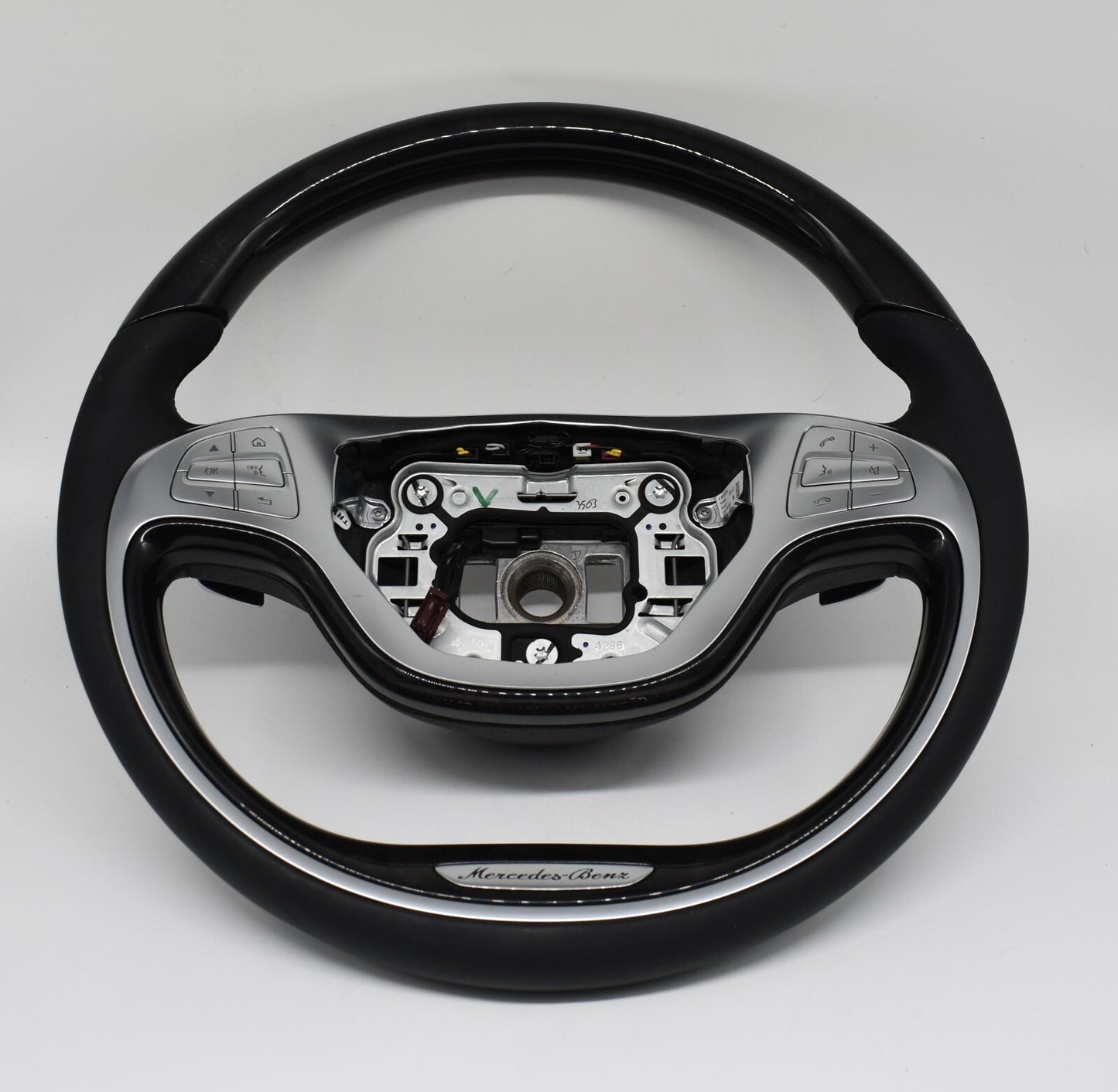 Original Mercedes w222 S Klasse Holzlenkrad heizbar Spurassistent a0024601503