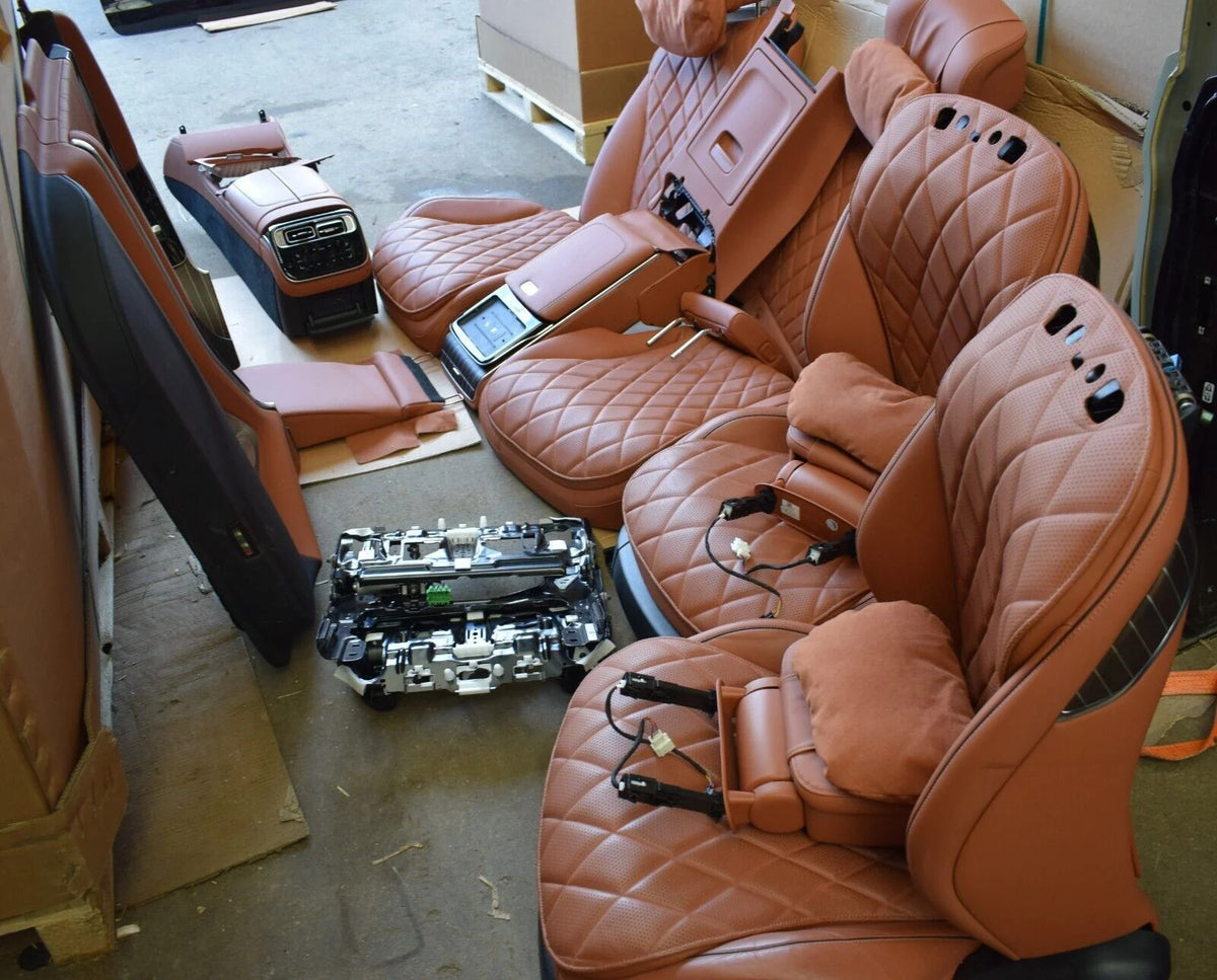 Mercedes w223 S Klasse Sitze Ledersitz Einzelsitze innenausstattung