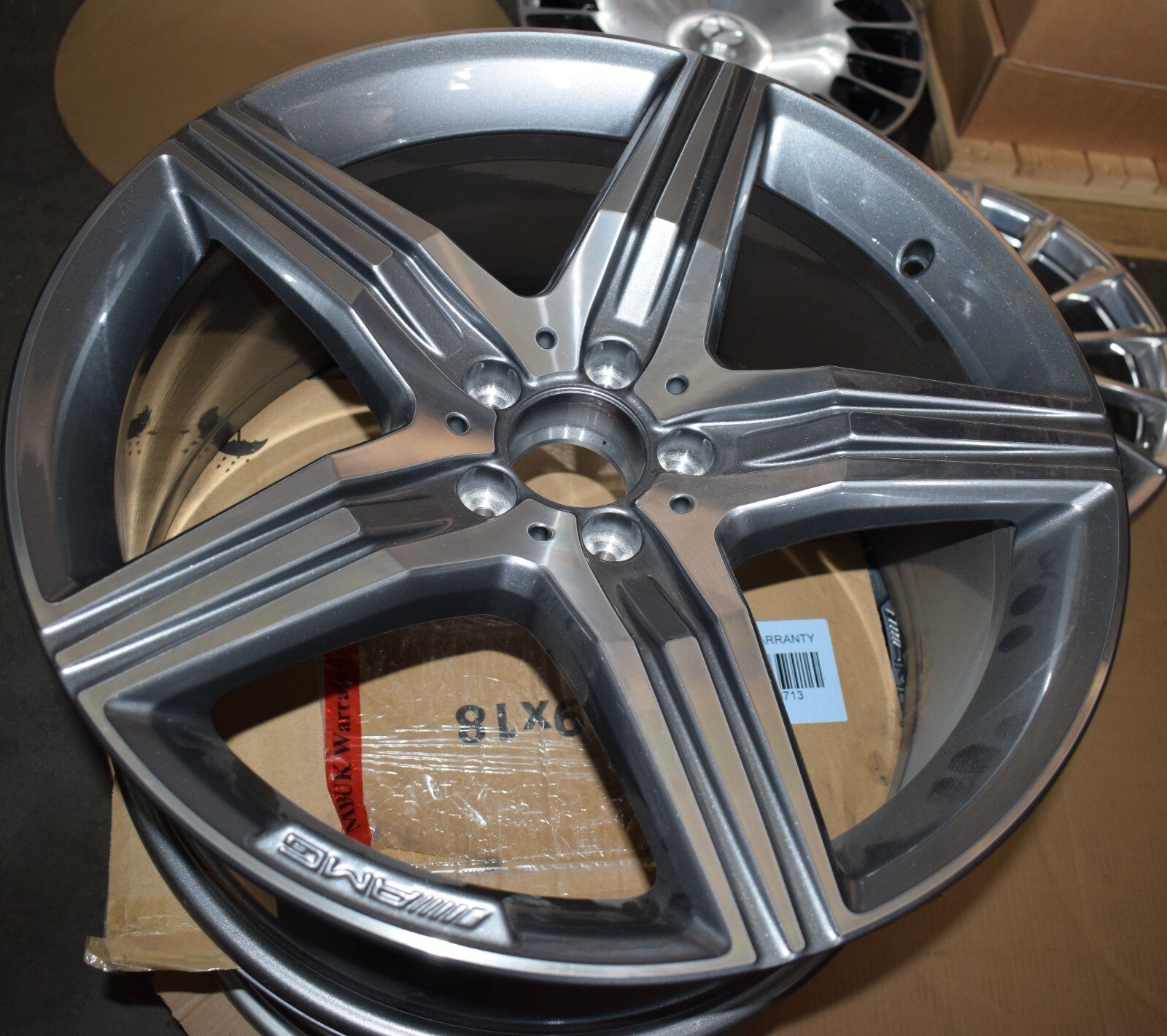 1x Original Mercedes AMG w222 222 S Klasse Alufelge a2224011300 9,5jx20 H2 ET38
