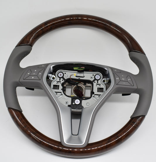 Original Mercedes w207 w212 E Klasse Cabrio Coupe E Holzlenkrad a2184603903 Grau