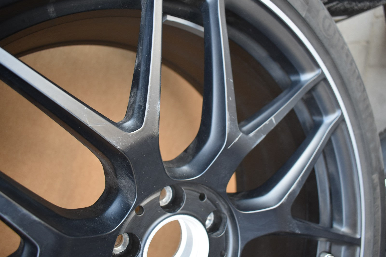 Original Mercedes w167 GLS X167 AMG Räder Sommer Kreuzspeichen schwarz Matt 22