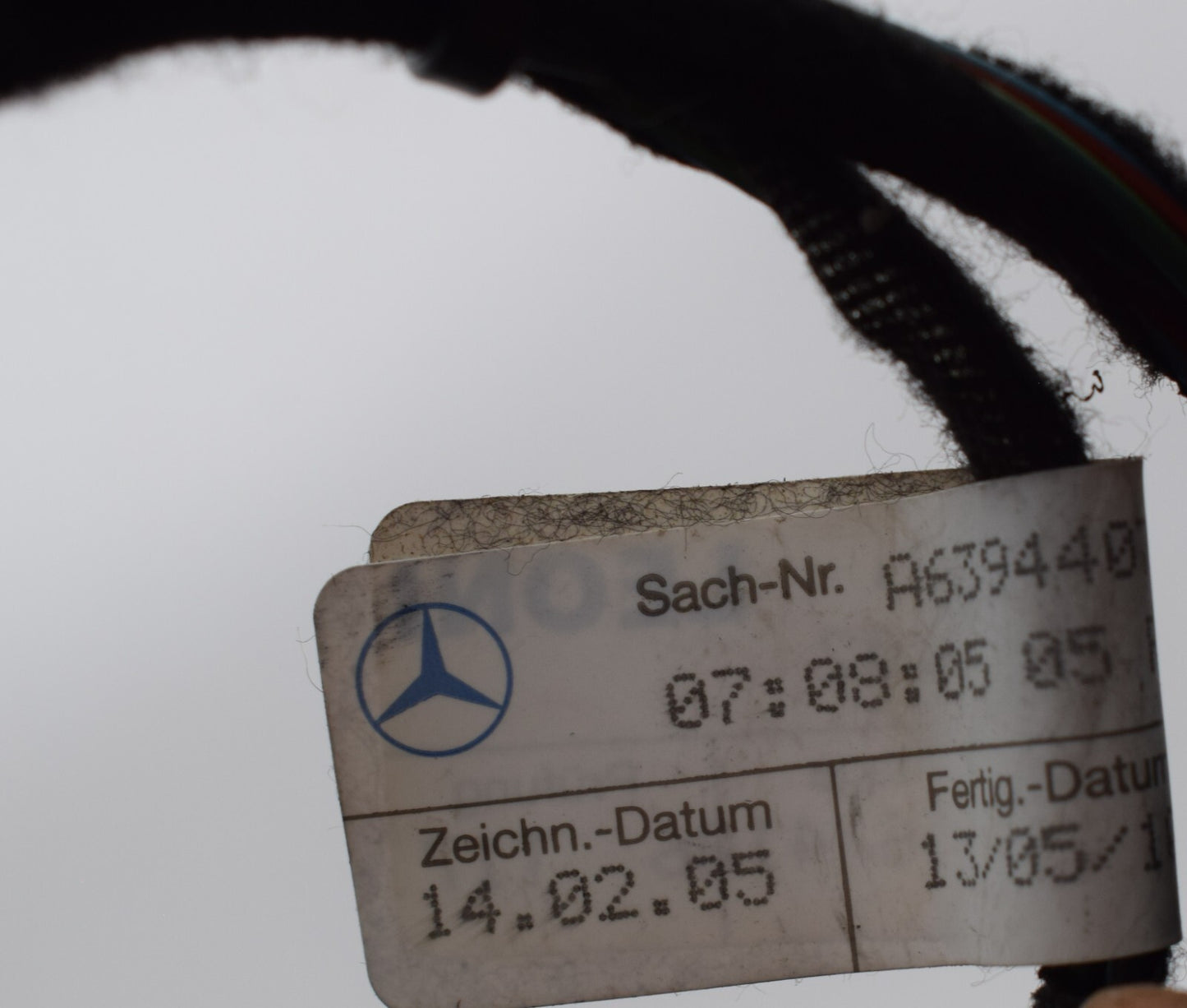 Original Mercedes w447 Kabelsatz Kabel a4475400926 elektrische Leitung