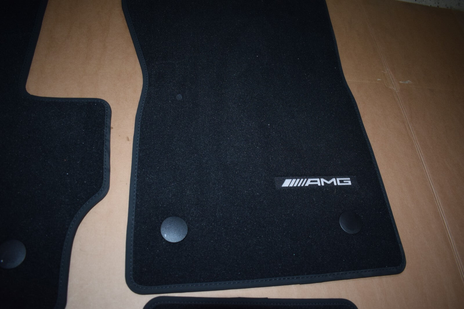 Original Mercedes w463 A G Klasse AMG Fußmatten Satz Velour schwarz